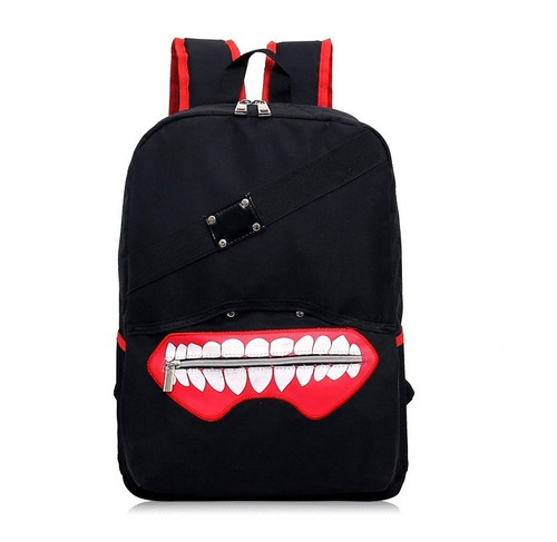 Mochila Importada Anime Tokyo Ghoul Kaneki Excelente Calidad