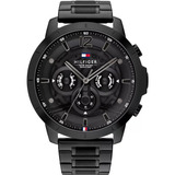 Reloj Tommy Hilfiger Caballero Color Negro 1710494 Original