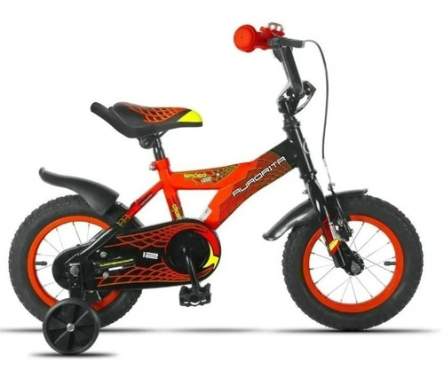 Bicicleta Aurorita Rodado 12 Spider O Pirata Infantil 