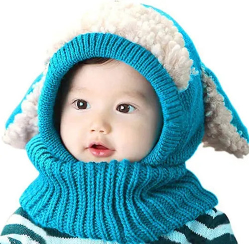 Gorro De Lana Invierno Ovejita Niño-niña-bebé