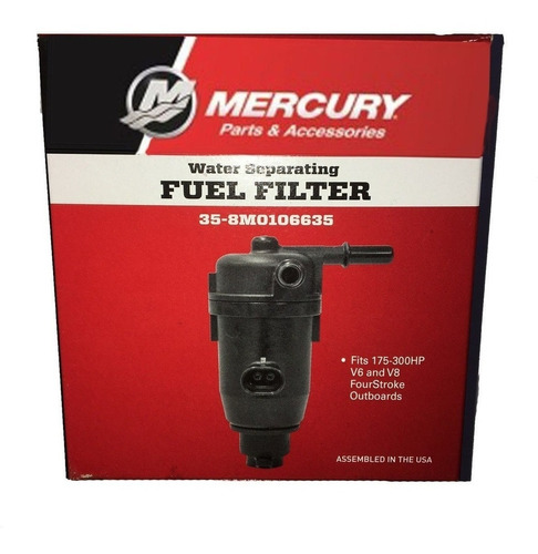 Filtro De Nafta Motor Mercury 300 Hp V8 4 Tiempos 