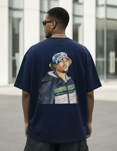 Camiseta Oversized Algodão Premium Streetwear Kaiov Moda