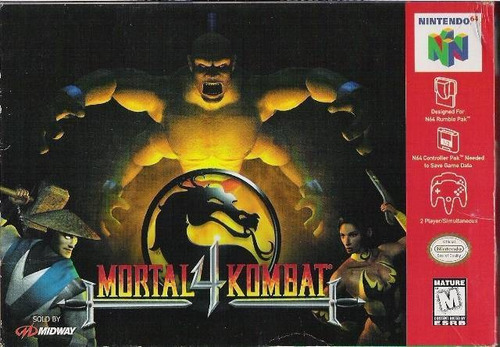 Nintendo 64 - Mortal Kombat Completo Con Caja