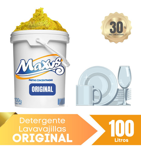 Pasta 100 Lts Detergente  Calidad Original 