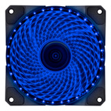 Cooler Gamer Vx Gaming Azul 33 Leds 120x120mm Vlumi33b