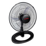 Ventilador De Mesa 16 Pulgadas Turbo Oscilante Axel Tur16e E Cantidad De Aspas 3 Color De La Estructura Negro Color De Las Aspas Transparente Diámetro 40 Cm Material De Las Aspas Plástico