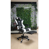 Silla Gamer Masajeadora Y Descansapies Junglefrog