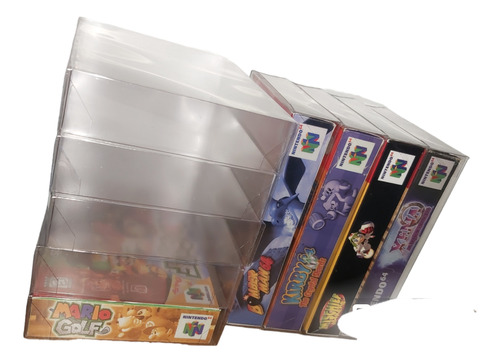 Caja Protectora Transparente Snes N64 Super Nintendo 64