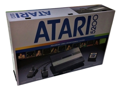 Caixa Vazia Atari 5200 Em Madeira Mdf