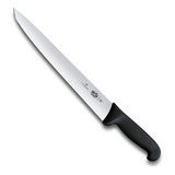 Cuchillo Victorinox® Para Filetear Carne Fibrox, 30cm Color Negro