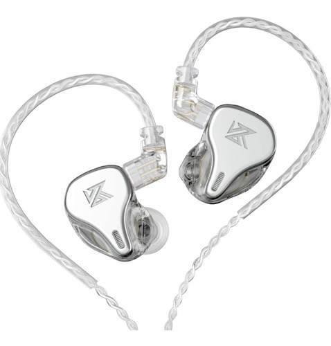 Audífonos In Ear Kz Dq6 Silver Plateado Con Micrófono