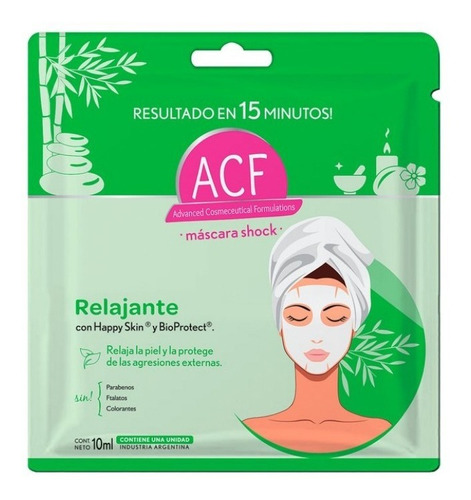 Acf Mascara Facial Relajante X 10 Ml