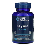 Life Extension L-lisina 620 Mg, 100 Cápsulas Vegetales Sfn