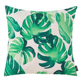  Fundas Ins Plantas Tropicales Estampada Digital Fresco X2