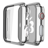 Protector Para Apple Watch S 6/5/4  44mm Plateado Y Clear