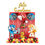 Set De Globos Sonic Decoración Fiesta De 41 Piezas