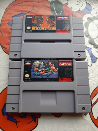 Final Fight 1 Y 2 Para Super Nintendo,originales,video Juego