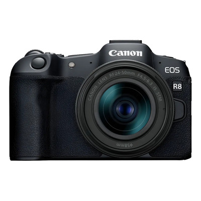 Cámara Canon Eos R8 Con Lente Rf 24-50mm F\u002F4.5-6.3 Is Stm Color Negro | Meses sin interés
