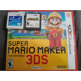 Lote De Juegos Nintendo 3ds Mario Maker, Pilotwing Y Mario