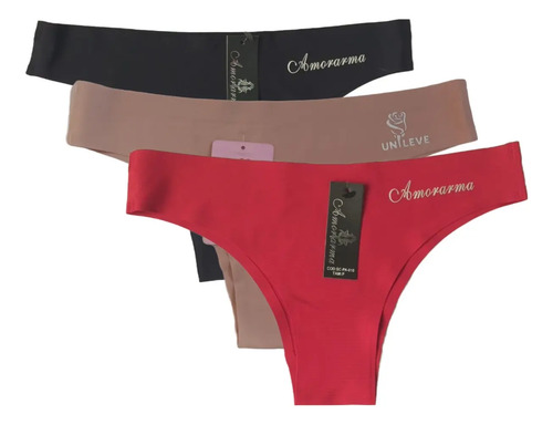 Calcinha Sem Costura Invisível E Confortável Kit Com 3 Unid. | MercadoLivre