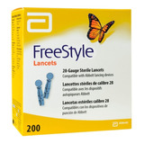 Freestyle Lancets, Caja Con 200 Lancetas.