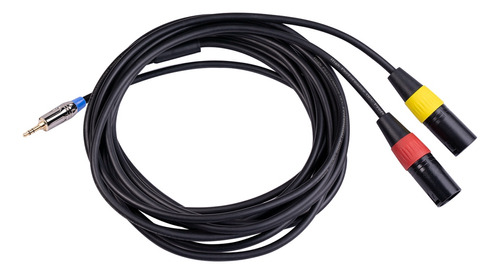 Cable Xlr, Conector Estéreo De 3,5 Mm Macho A Doble Xlr Mach