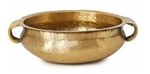 Serene Spaces Living Gold Brass - Cuenco Decorativo De Metal