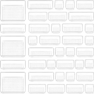 Organizador Maquillaje Acrilico Cajones Caja Joyas 37 Pieza