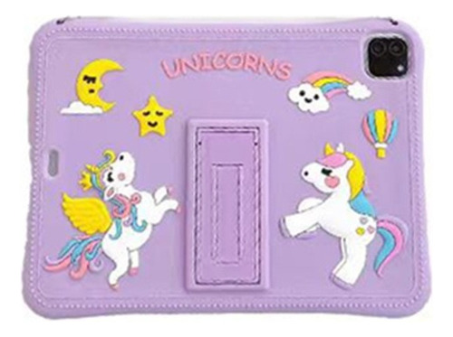 Funda De Tableta De Dibujos Animados De Unicornio Para