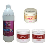 Hidracalo 1 Lt + 2 Creme Ureia 500g Repos + Esfoliante 500g