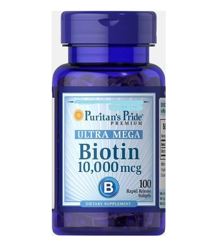 Biotin Biotina 10.000 X 100 - L a $680