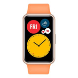 Smartwatch Huawei Watch Fit Active 1.64'' Amoled Gps 5 Atm Color De La Caja Naranja Color De La Correa Naranja Color Del Bisel Dorado
