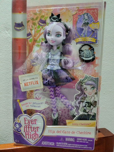 Hermosa Muñeca Barbie Ever After High Kitty Cheshire 2016