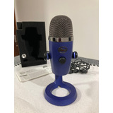 Microfone Condensador Usb Blue Yeti Nano - Azul 