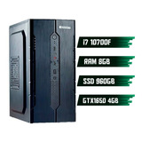 Computador Pc Cpu I7 + 8gb Memória Ssd 960gb + Gtx1650 4gb