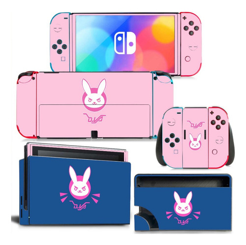  Nintendo Switch Oled Skin Adhesivo Calcomania Overwatch Ros