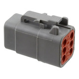 Conector Tipo Deutsch 6 Vias Porta Term.hembra (dtm06-6s)