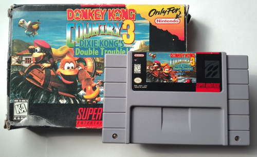 Donkey Kong Country 3 Snes Super Nintendo C/caja (leer Desc)