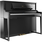 Roland Lx706 Piano Digital Con Mueble Negro Pulido Brillante