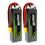 2 Baterias Lipo Ovonic S 3s 11.1v 2200mah 50c Pack Con Xt60 