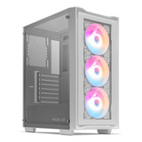 Gabinete Gamer Mancer Ward V2 Rgb Mid Tower Lateral De Vidro