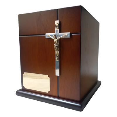 Urna Para Cenizas De Madera Satus Cristo Magnolia | Meses sin interés