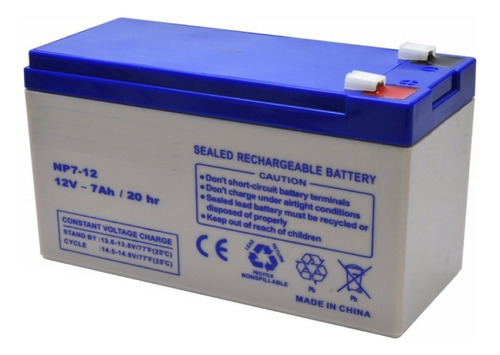 Bateria 12v 7ah Recargable Alarma Ups Cercos Boyeros Electro