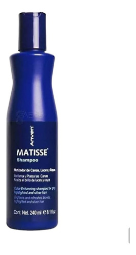 Anven Shampoo Matizador De Canas Luces Y Rayos Matisse 240ml