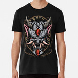 Remera Máscara Oni Y Máscara Hannya - Demonio Japonés Algodo