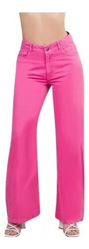 Jeans Recto Mezclilla Color Rosa 456-68 Cklass