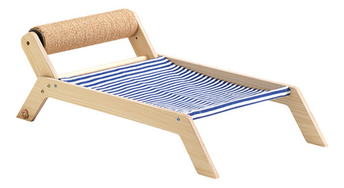 Sillón De Playa Para Gatos, De Sisal Elevado, De Verano, Par