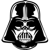 Darth Vader Face - Para Paredes, Ventanas, Computadoras Port