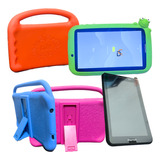 Capa Infantil + Película Adaptável P/ Tablet Twist Tab 7 Pol