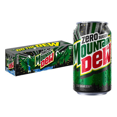 Pack 12 Latas Refresco Cítrico Mountain Dew Zero Azúcar